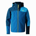 Moonlight Denim-Blue Sapphire - Front - Regatta Childrens-Kids Explore II Waterproof Jacket