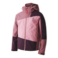 Deep Plum-Mauve - Side - Regatta Childrens-Kids Explore II Waterproof Jacket