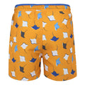 Bright Marigold - Back - Regatta Boys Skander III Stingray Swimming Trunks