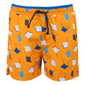 Bright Marigold - Front - Regatta Boys Skander III Stingray Swimming Trunks