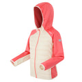 Light Vanilla-Peach Bloom - Side - Regatta Childrens-Kids Kielder IX Hybrid Jacket