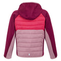 Lilas-Pop-Beaujolais - Back - Regatta Childrens-Kids Kielder IX Hybrid Jacket