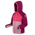 Lilas-Pop-Beaujolais - Side - Regatta Childrens-Kids Kielder IX Hybrid Jacket