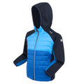 Olympian Blue-Elysium Blue-Navy - Side - Regatta Childrens-Kids Kielder IX Hybrid Jacket