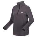 Seal Grey - Side - Regatta Great Outdoors Womens-Ladies Sweetheart 1-4 Zip Fleece Top