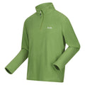 Piquant Green - Side - Regatta Great Outdoors Mens Thompson Half Zip Fleece Top