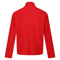 Danger Red-Navy - Back - Regatta Great Outdoors Mens Thompson Half Zip Fleece Top