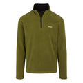 Nephrite Green - Front - Regatta Great Outdoors Mens Thompson Half Zip Fleece Top