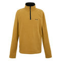 Mustard - Front - Regatta Great Outdoors Mens Thompson Half Zip Fleece Top