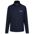 Navy - Back - Regatta Great Outdoors Mens Thompson Half Zip Fleece Top