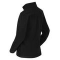 Black - Side - Regatta Great Outdoors Childrens-Kids Hot Shot II Half Zip Fleece Top