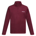 Burgundy - Front - Regatta Great Outdoors Childrens-Kids Hot Shot II Half Zip Fleece Top