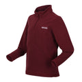 Burgundy - Back - Regatta Great Outdoors Childrens-Kids Hot Shot II Half Zip Fleece Top