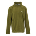 Nephrite Green - Front - Regatta Great Outdoors Childrens-Kids Hot Shot II Half Zip Fleece Top