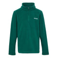 Forest - Front - Regatta Great Outdoors Childrens-Kids Hot Shot II Half Zip Fleece Top