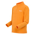 Bright Marigold - Side - Regatta Great Outdoors Childrens-Kids Hot Shot II Half Zip Fleece Top