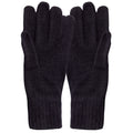 Black - Back - Regatta Unisex Knitted Winter Gloves