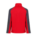 Classic Red-Seal Grey - Back - Regatta Uproar Mens Softshell Wind Resistant Fleece Jacket