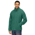 Bottle Green - Side - Regatta Mens Thor III Fleece Jacket