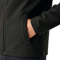 Black - Lifestyle - Regatta Classic Mens Water Repellent Softshell Jacket