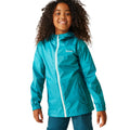 Tahoe Blue - Front - Regatta Great Outdoors Childrens-Kids Pack It Jacket III Waterproof Packaway Black