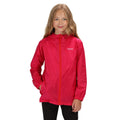 Cabaret - Back - Regatta Great Outdoors Childrens-Kids Pack It Jacket III Waterproof Packaway Black