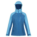 Vallarta Blue-Ethereal - Front - Regatta Womens-Ladies Birchdale Shell Waterproof Jacket