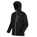 Black-White - Back - Regatta Womens-Ladies Birchdale Shell Waterproof Jacket