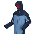 Coronet Blue-Moonlight Denim - Side - Regatta Mens Birchdale Waterproof Hooded Jacket