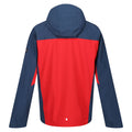 Danger Red-Moonlight Denim - Back - Regatta Mens Birchdale Waterproof Hooded Jacket