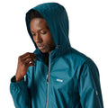 Moroccan Blue-Citron Lime - Lifestyle - Regatta Mens Lyle IV Waterproof Hooded Jacket