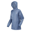 Coronet Blue - Side - Regatta Womens-Ladies Pack It III Waterproof Jacket