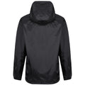 Black - Back - Regatta Mens Pack It III Waterproof Jacket