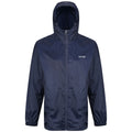 Navy - Front - Regatta Mens Pack It III Waterproof Jacket