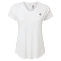 White - Front - Dare 2B Womens-Ladies Vigilant Active T-Shirt