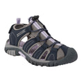 Navy-Lilac Frost - Front - Regatta Childrens-Kids Westshore Sandals