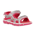 Silver-Duchess Pink - Front - Regatta Childrens-Kids Kota Drift Sandals