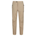 Oat - Front - Regatta Mens Highton Water Repellent Hiking Trousers