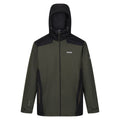 Dark Khaki-Black - Front - Regatta Mens Thornridge II Insulated Jacket