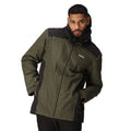 Dark Khaki-Black - Side - Regatta Mens Thornridge II Insulated Jacket