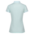 Bleached Aqua Solid - Back - Regatta Womens-Ladies Remex II Polo Neck T-Shirt