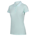 Bleached Aqua Solid - Side - Regatta Womens-Ladies Remex II Polo Neck T-Shirt