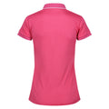 Flamingo Pink Solid - Back - Regatta Womens-Ladies Remex II Polo Neck T-Shirt