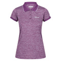 Sunset Purple - Front - Regatta Womens-Ladies Remex II Polo Neck T-Shirt