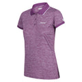 Sunset Purple - Side - Regatta Womens-Ladies Remex II Polo Neck T-Shirt