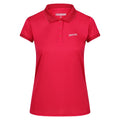 Pink Potion Solid - Front - Regatta Womens-Ladies Remex II Polo Neck T-Shirt