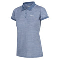 Coronet Blue - Side - Regatta Womens-Ladies Remex II Polo Neck T-Shirt