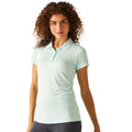 Bleached Aqua - Lifestyle - Regatta Womens-Ladies Remex II Polo Neck T-Shirt