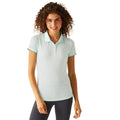 Bleached Aqua Solid - Lifestyle - Regatta Womens-Ladies Remex II Polo Neck T-Shirt