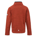 Red Ochre-Black - Back - Regatta Childrens-Kids Berley Half Zip Long Sleeved Top